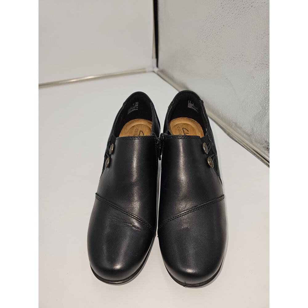 Carks women's slide on Chunky 2.5" Heels loafers comfort shoes  Size US 6.5